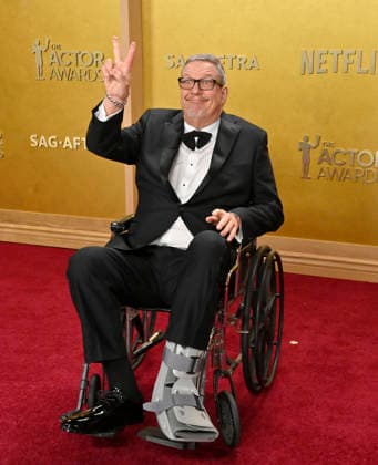 Penn Jillette attends the 32nd annual Actor Awards (formerly the SAG Awards) held at the Shrine Auditorium in Los Angeles on Sunday, March 1, 2026.  LAP20260301989 JIMxRUYMEN
