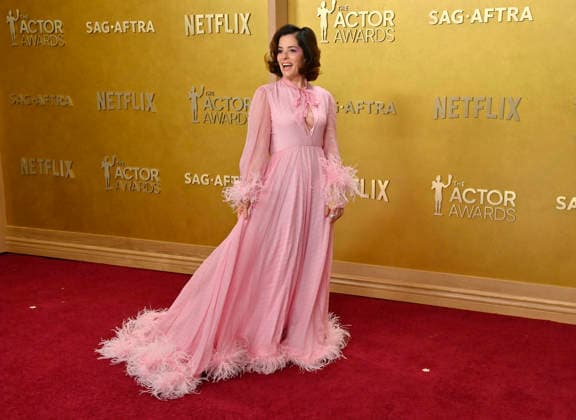 Parker Posey attends the 32nd annual Actor Awards (formerly the SAG Awards) held at the Shrine Auditorium in Los Angeles on Sunday, March 1, 2026.  LAP20260301105 JIMxRUYMEN