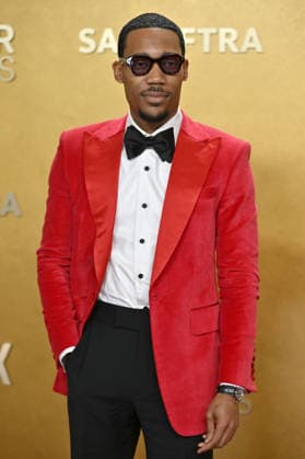 Tyler James Williams attends the 32nd annual Actor Awards (formerly the SAG Awards) held at the Shrine Auditorium in Los Angeles on Sunday, March 1, 2026.  LAP20260301131 CHRISxCHEW
