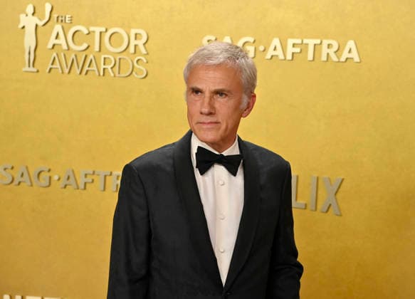 Christoph Waltz attends the 32nd annual Actor Awards (formerly the SAG Awards) held at the Shrine Auditorium in Los Angeles on Sunday, March 1, 2026.  LAP20260301126 JIMxRUYMEN