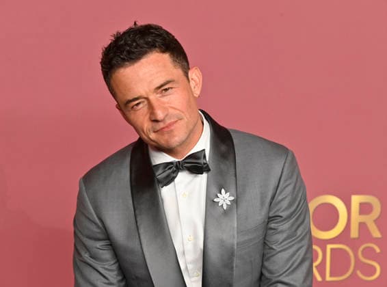 Orlando Bloom appears backstage during the 32nd annual SAG Awards held at the Shrine Auditorium in Los Angeles on Sunday, March 1, 2026.  LAP20260301184 JIMxRUYMEN