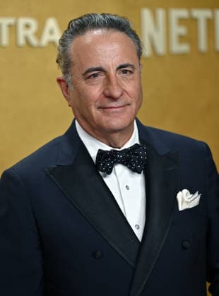 Andy Garcia arrives for the 32nd Annual Actor Awards presented by SAG-AFTRA at the Shrine Auditorium and Expo Hall in Los Angeles, California on Sunday, March 1, 2026.  LAP202603011711 CHRISxCHEW
