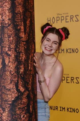 01 03 2026, Klaudia Giez at the exclusive special screening of the fast-paced animated adventure Hoppers, Zoopalast, Berlin, Berlin Germany, Germany