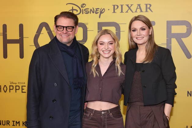 01 03 2026 , Max Giermann, Martina Hill, Alina Khani for the exclusive special screening of the fast-paced animated adventure Hoppers, Zoopalast, Berlin, Berlin Germany, Germany