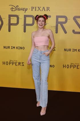01 03 2026, Klaudia Giez at the exclusive special screening of the fast-paced animated adventure Hoppers, Zoopalast, Berlin, Berlin Germany, Germany