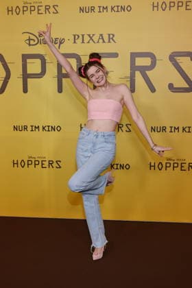 01 03 2026, Klaudia Giez at the exclusive special screening of the fast-paced animated adventure Hoppers, Zoopalast, Berlin, Berlin Germany, Germany