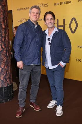 01 03 2026, Steffen Groth and Falk Willy Wild at the exclusive special screening of the fast-paced animated adventure Hoppers, Zoopalast, Berlin, Berlin Germany, Germany