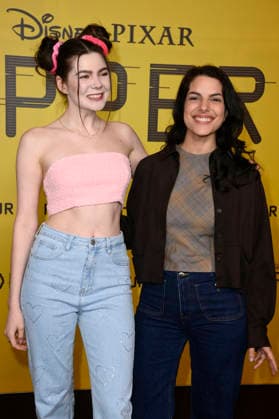 Klaudia Giez and Clarissa Correa da Silva at the special screening of the animated film Hoppers at Zoo Palast Berlin, 01 03 2 2026 Foto:xN.xKubelkax xFuturexImagex hoppers_6209