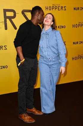 Jerry Kwarteng and Nadine Heidenreich at the special screening of the animated film Hoppers at Zoo Palast Berlin, 01 03 2 2026 Foto:xN.xKubelkax xFuturexImagex hoppers_6238