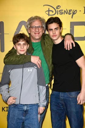 Kai Lentrodt with godchildren Samuel Bochardt Fernandez and Johann Bochardt Fernandez at the special screening of the animated film Hoppers at Zoo Palast Berlin, 01 03 2 2026 Foto:xN.xKubelkax xFuturexImagex hoppers_6276