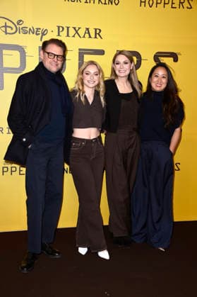 Max Giermann, Alina Khani, Martina Hill and Eun Kyung Park at the special screening of the animated film Hoppers at Zoo Palast Berlin, 01 03 2 2026 Foto:xN.xKubelkax xFuturexImagex hoppers_6279