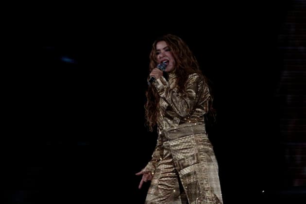 Shakira performs for free in Mexico Shakira singing during the free concert she gave in Mexico City before thousands of her fans on March 1, 2026 in Mexico City. The Mexico City government lent the Zócalo (Plaza de la Constitución) for a massive concert that drew thousands of pop music fans. The Colombian singer and Rock and Roll Hall of Fame nominee, Shakira, offered a completely free concert for her fans who came from all over the country. The main stage was set up in front of the Metropolitan Cathedral so that the thousands of attendees could dance, sing, and enjoy the hits of Shakira, an internationally renowned artist who performed in the heart of the country. (Photo by Josue Pérez Nexpher Images) Mexico City CDMX