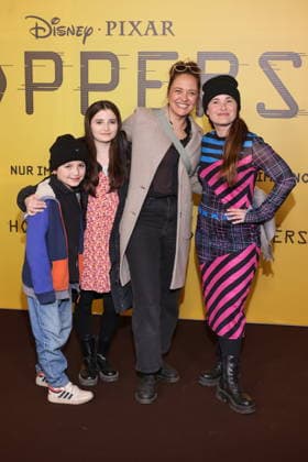 01 03 2026, Anna Fischer and friends for the exclusive special screening of the fast-paced animated adventure Hoppers, Zoopalast, Berlin, Berlin Germany, Germany