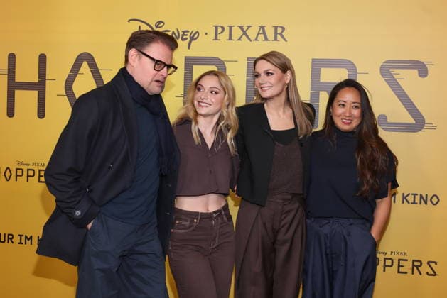 01 03 2026, Max Giermann, Alina Khani, Martina Hill, Eun Kyung Park for the exclusive special screening of the fast-paced animated adventure Hoppers, Zoopalast, Berlin, Berlin Germany, Germany