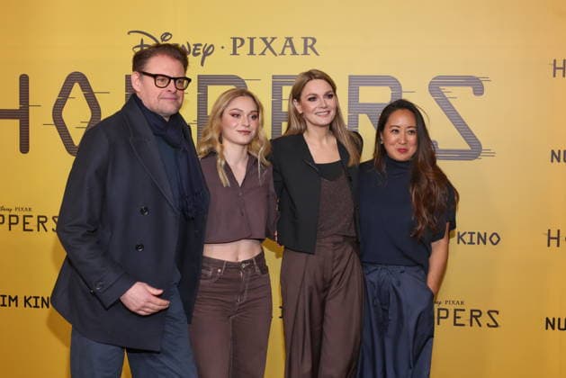 01 03 2026, Max Giermann, Alina Khani, Martina Hill, Eun Kyung Park for the exclusive special screening of the fast-paced animated adventure Hoppers, Zoopalast, Berlin, Berlin Germany, Germany