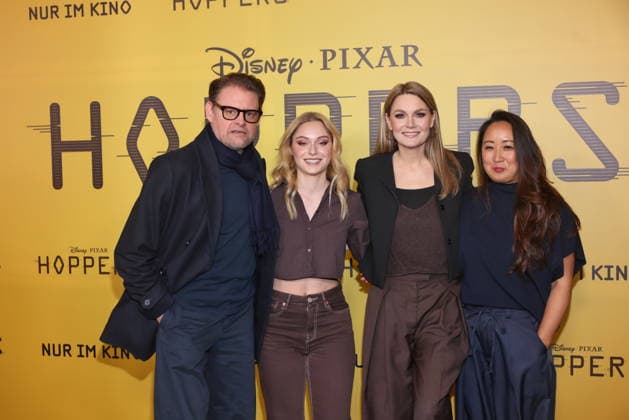 01 03 2026, Max Giermann, Alina Khani, Martina Hill, Eun Kyung Park for the exclusive special screening of the fast-paced animated adventure Hoppers, Zoopalast, Berlin, Berlin Germany, Germany