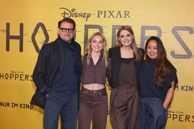 01 03 2026, Max Giermann, Alina Khani, Martina Hill, Eun Kyung Park for the exclusive special screening of the fast-paced animated adventure Hoppers, Zoopalast, Berlin, Berlin Germany, Germany