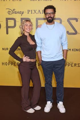 01 03 2026, Laura Vetter and Samuel Sibilski at the exclusive special screening of the fast-paced animated adventure Hoppers, Zoopalast, Berlin, Berlin Germany, Germany