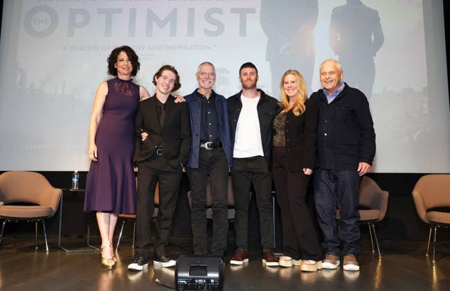 the Special Screening and Q&A for The Optimist Los Angeles CA March 1 2026-: Robin Weigert, Luke David Blumm, Stephen Lang, Daniel Cohen, Jeanine Thomas, Finn Taylor, at the Special Screening and Q&A for The Optimist at the Museum of Tolerance on February 28, 2026 Credit: AdMedia March 1, 2026 Copyright AdMedia Los Angeles CA United States EDITORIAL USE ONLY  Copyright: xx ADx admphotostwo972228