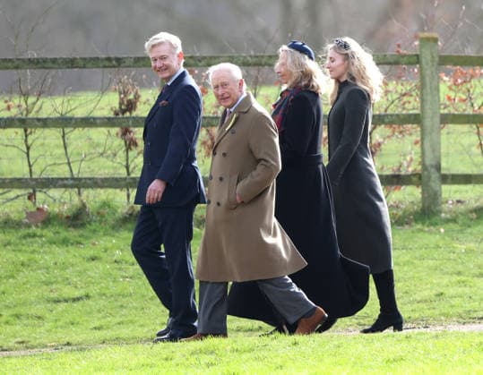 King Charles III attended the Sunday morning service at St. Mary Magdalene church in Sandringham today. He was accompanied by Principal Private Secretary Sir Clive Alderton. It is not known whether he has seen his brother Andrew Mountbatten-Windsor, who is currently staying at Wood Farm on the Sandringham estate, whilst he has been here. Mountbatten-Windsor was arrested last week, and taken to Aylsham police station before being released under investigation, and returning to Wood Farm. Andrew Mountbatten-Windsor, formerly Prince Andrew The Duke of York, has previously denied any wrongdoing in relation to sex offender Jeffrey Epstein. King Charles III, Sandringham, Norfolk, on 1st March, 2026 