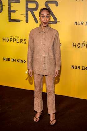 abb Hadnet Tesfai on the black carpet at the special screening of Hoppers at Zoo Palast Berlin Sunday 01 03 2026 in Berlin Berlin Germany
