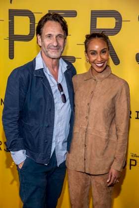 abb Falk Willy Wild and Hadnet Tesfai on the black carpet at the special screening of Hoppers at Zoo Palast Berlin Sunday 01 03 2026 in Berlin Berlin Germany