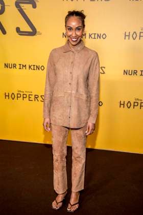 abb Hadnet Tesfai on the black carpet at the special screening of Hoppers at Zoo Palast Berlin Sunday 01 03 2026 in Berlin Berlin Germany