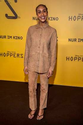 abb Hadnet Tesfai on the black carpet at the special screening of Hoppers at Zoo Palast Berlin Sunday 01 03 2026 in Berlin Berlin Germany