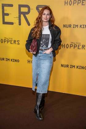 abb Jana Heinisch on the black carpet at the special screening of Hoppers at Zoo Palast Berlin Sunday 01 03 2026 in Berlin Berlin Germany
