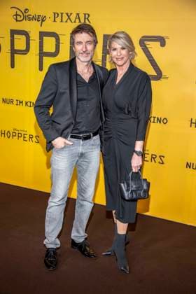 abb Guido Broscheit and Barbara Klein on the black carpet at the special screening of Hoppers at Zoo Palast Berlin Sunday 01 03 2026 in Berlin Berlin Germany