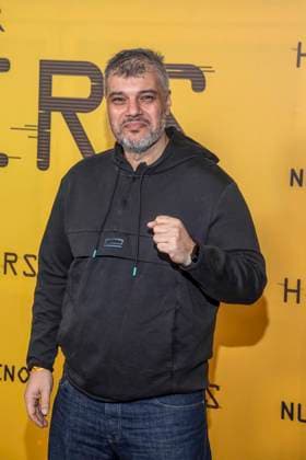 abb Imad Mardnli on the black carpet at the special screening of Hoppers at Zoo Palast Berlin Sunday 01 03 2026 in Berlin Berlin Germany