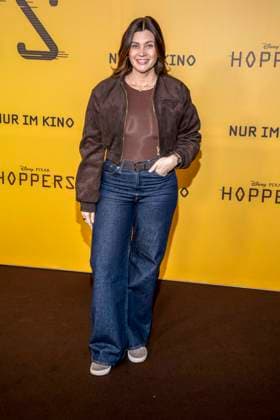 abb Nadine Klein on the black carpet at the special screening of Hoppers at Zoo Palast Berlin Sunday 01 03 2026 in Berlin Berlin Germany