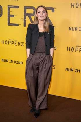 abb Martina Hill on the black carpet at the special screening of Hoppers at Zoo Palast Berlin Sunday 01 03 2026 in Berlin Berlin Germany