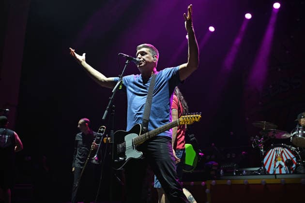 Less Than Jake performing at Brixton Academy LONDON, ENGLAND - MARCH 01: Chris DeMakes of ˜Less Than Jake™ performing at Brixton Academy on March 01, 2026 in London, England. CAP MAR MAR Great Britain Copyright: xMartinxHarris CapitalxPicturesx