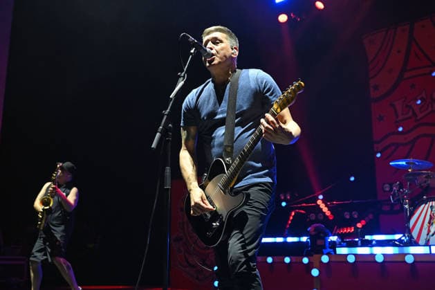 Less Than Jake performing at Brixton Academy LONDON, ENGLAND - MARCH 01: Chris DeMakes of ˜Less Than Jake™ performing at Brixton Academy on March 01, 2026 in London, England. CAP MAR MAR Great Britain Copyright: xMartinxHarris CapitalxPicturesx