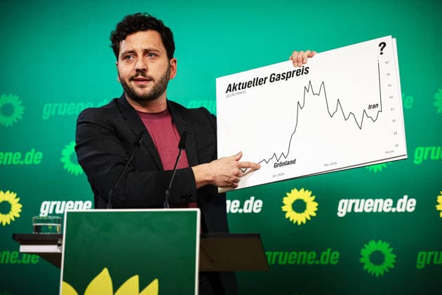 Grünen-Pressekonferenz mit Felix Banaszak, 02.3.2026, Bundesgeschäftsstelle BÜNDNIS 90 DIE GRÜNEN, Berlin, Deutschland *** Green press conference with Felix Banaszak, 02 3 2026, Federal Office of Alliance 90 The Greens, Berlin, Germany 18_gruene_kreativmediapress