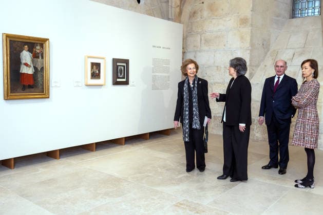 Queen Sofia inaugurates the exhibition Picasso Biblical Roots in Burgos Queen Sofia during the inauguration in the Cathedral of Burgos of the exhibition Picasso Biblical Roots, on March 32, 2026, in Burgos, Castilla y León Spain The exhibition will be on display from March 3 to June 29, 2026 in the Beato Valentín Palencia Hall of the Cathedral of Burgos and proposes an unprecedented dialogue between the work of Pablo Picasso and the cathedrals space 02 MARCH 2026 Tomá Espana  Copyright: xTomasxAlonsox 7331865