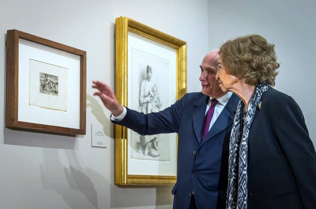 Queen Sofia inaugurates the exhibition Picasso Biblical Roots in Burgos Queen Sofia during the inauguration in the Cathedral of Burgos of the exhibition Picasso Biblical Roots, on March 32, 2026, in Burgos, Castilla y León Spain The exhibition will be on display from March 3 to June 29, 2026 in the Beato Valentín Palencia Hall of the Cathedral of Burgos and proposes an unprecedented dialogue between the work of Pablo Picasso and the cathedrals space 02 MARCH 2026 Tomá Espana  Copyright: xTomasxAlonsox 7331871