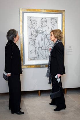 Queen Sofia inaugurates the exhibition Picasso Biblical Roots in Burgos Queen Sofia during the inauguration in the Cathedral of Burgos of the exhibition Picasso Biblical Roots, on March 32, 2026, in Burgos, Castilla y León Spain The exhibition will be on display from March 3 to June 29, 2026 in the Beato Valentín Palencia Hall of the Cathedral of Burgos and proposes an unprecedented dialogue between the work of Pablo Picasso and the cathedrals space 02 MARCH 2026 Tomá Espana  Copyright: xTomasxAlonsox 7331868