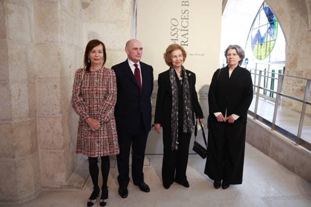 02-03-2026 Burgos Queen Sofia during the opening of the exhibition Picasso. Biblical Roots, displayed from 3 March to 29 June 2026 in the Beato Valentin Palencia Hall of Burgos Cathedral in Burgos, Castilla y Leon. Â  Copyright: xPPEx