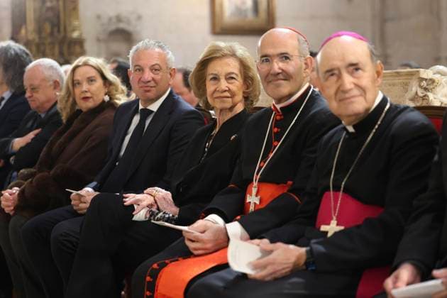 02-03-2026 Burgos Queen Sofia during the opening of the exhibition Picasso. Biblical Roots, displayed from 3 March to 29 June 2026 in the Beato Valentin Palencia Hall of Burgos Cathedral in Burgos, Castilla y Leon. Â  Copyright: xPPEx