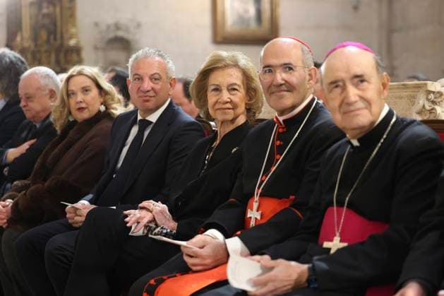 02-03-2026 Burgos Queen Sofia during the opening of the exhibition Picasso. Biblical Roots, displayed from 3 March to 29 June 2026 in the Beato Valentin Palencia Hall of Burgos Cathedral in Burgos, Castilla y Leon. Â  Copyright: xPPEx