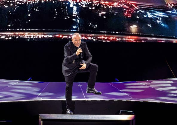 02 03 2026, xlakx, Entertainment, Eros Ramazzotti Una Storia Importante World Tour v l Eros Ramazzotti on his World Tour Una Storia Importante at the Uber Arena Berlin Berlin Daniel Lakomski