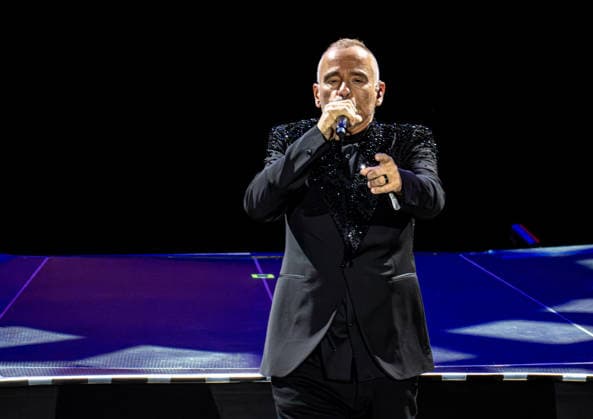 02 03 2026, xlakx, Entertainment, Eros Ramazzotti Una Storia Importante World Tour v l Eros Ramazzotti on his World Tour Una Storia Importante at the Uber Arena Berlin Berlin Daniel Lakomski