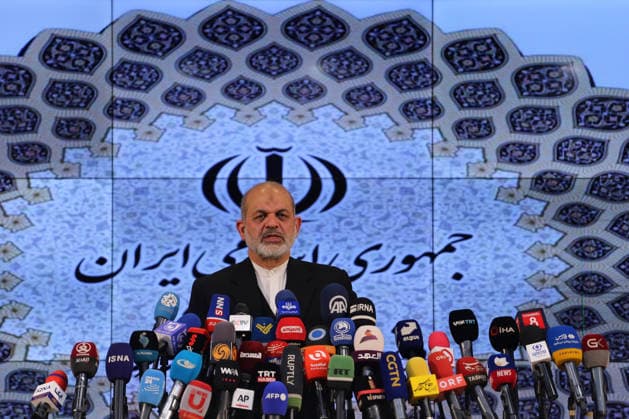 Iranian Interior Minister Ahmad Vahidi Press Conference Iranian Interior Minister, Ahmad Vahidi, speaks during a press conference on the elections of the parliamentary and the Council of Experts, an influential body of Islamic clerics, in Tehran, Iran, on March 04, 2024. Ahmad Vahidi is an Iranian Islamic Revolutionary Guard Corps brigadier general who was appointed in 2021 under President Ebrahim Raisi as Iran™s interior minister, and had previously served as defence minister Tehran Tehran Iran Copyright: xRouzbehxFouladix