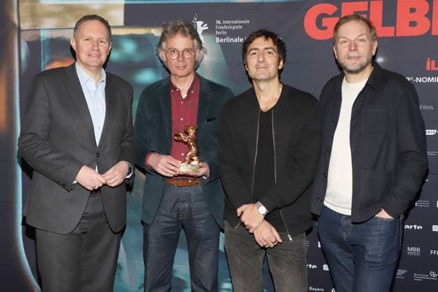 Premiere YELLOW LETTERS in Hamburg Dr Carsten Brosda, Ingo Fliess, Ilker Catak , Helge Albers, Premiere Yellow Letters, Zeise Kinos Hamburg, 02 03 2026 Copyright: xEventpressxBecherx