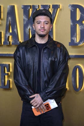Celebrities attending the global premiere for Peaky Blinders: The Immortal Man at Symphony Hall Featuring: Jadon Sancho Where: Birmingham, United Kingdom When: 02 Mar 2026 Credit: Cover Images **NOT AVAILABLE FOR HELLO MAGAZINE** EDITORIAL USE ONLY. NOT FOR USE BY NEWSPAPERS BASED IN THE UK. Copyright: xx coverimg55522852