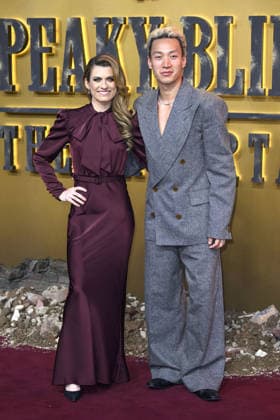 Celebrities attending the global premiere for Peaky Blinders: The Immortal Man at Symphony Hall Featuring: Karen Carney and Carlos Gu Where: Birmingham, United Kingdom When: 02 Mar 2026 Credit: Cover Images **NOT AVAILABLE FOR HELLO MAGAZINE** EDITORIAL USE ONLY. NOT FOR USE BY NEWSPAPERS BASED IN THE UK. Copyright: xx coverimg55522842