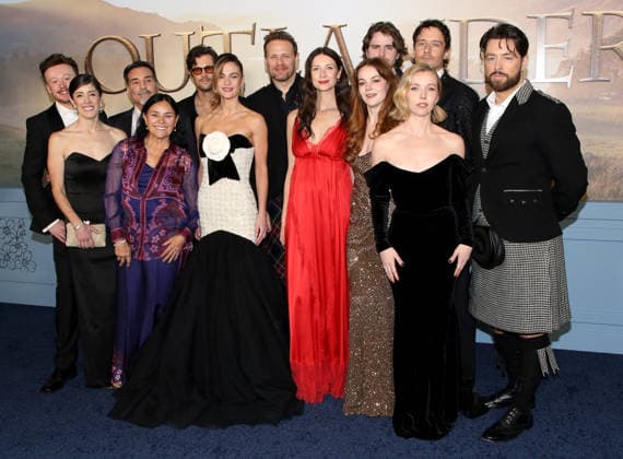Outlander Season 8 Premiere John Bell, Maril Davis, Matthew B. Roberts, David Berry, Diana Gabaldon, Sophie Skelton, Sam Heughan, Caitriona Balfe, Charles Vandervaart, Izzy Meikle-Small, Cesar Domboy, Lauren Lyle and Richard Rankin attending the Outlander Season 8 Premiere held at Alice Tully Hall on March 2, 2026 in New York City, NY New York City Alice Tully Hall NY USA Copyright: xStevenxBergman AFF-USA.COMx
