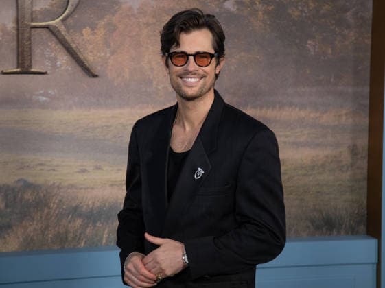David Berry arrives on the red carpet at the premiere of Starz Outlander Season 8 at Alice Tully Hall on March 2, 2026 in New York City.  NYP20260302503 SERENAxXUxNING